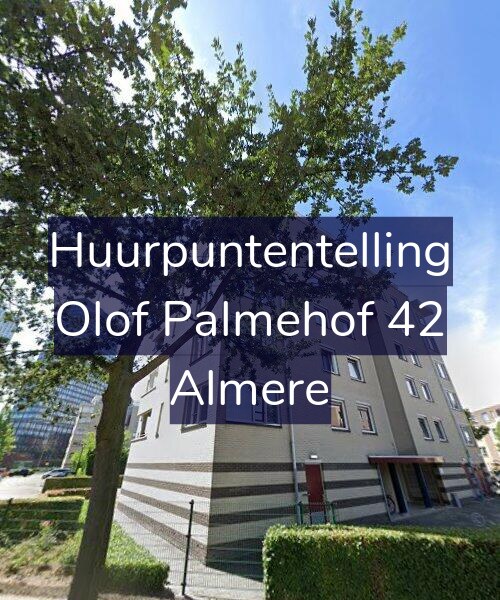 Foto gevel Huurpuntentelling voor Olof Palmehof 42, Almere