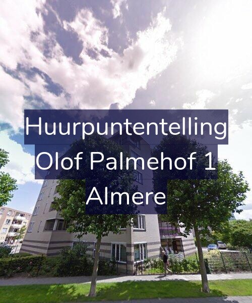 Foto gevel Huurpuntentelling voor Olof Palmehof 1, Almere