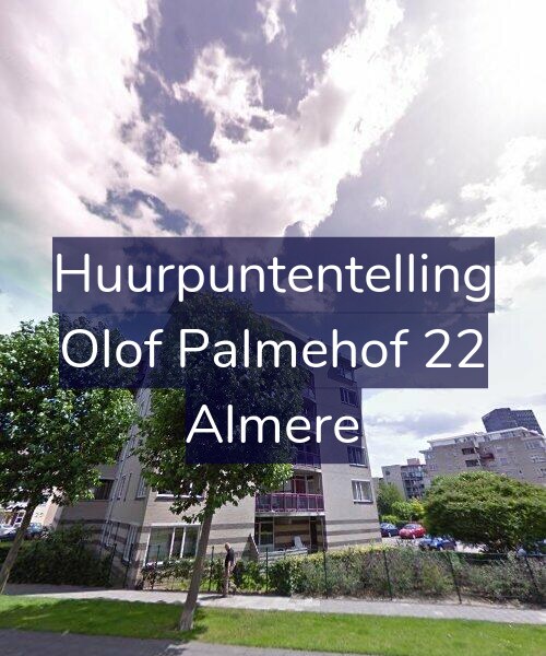Foto gevel Huurpuntentelling voor Olof Palmehof 22, Almere