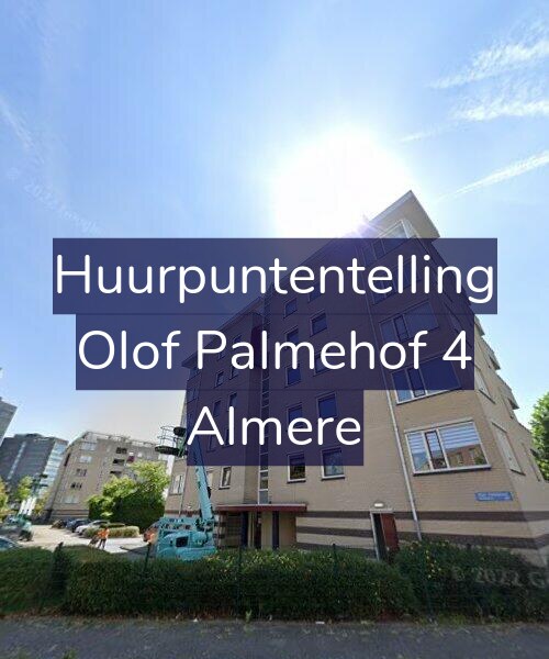 Foto gevel Huurpuntentelling voor Olof Palmehof 4, Almere