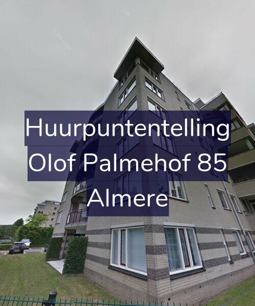 Foto gevel Huurpuntentelling voor Olof Palmehof 85, Almere