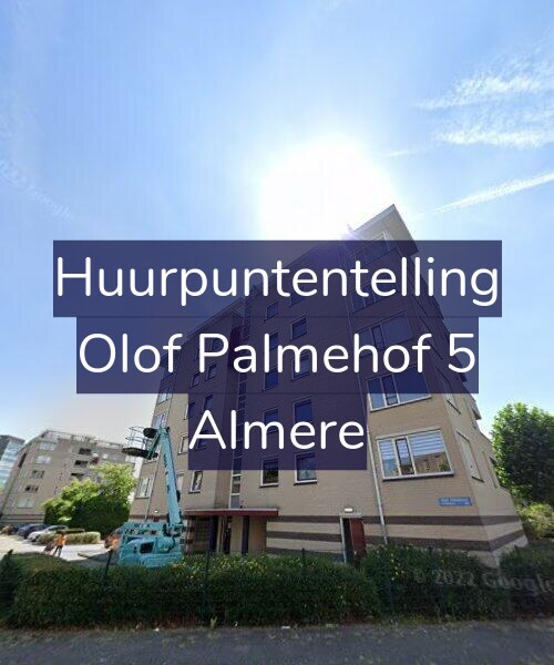 Foto gevel Huurpuntentelling voor Olof Palmehof 5, Almere