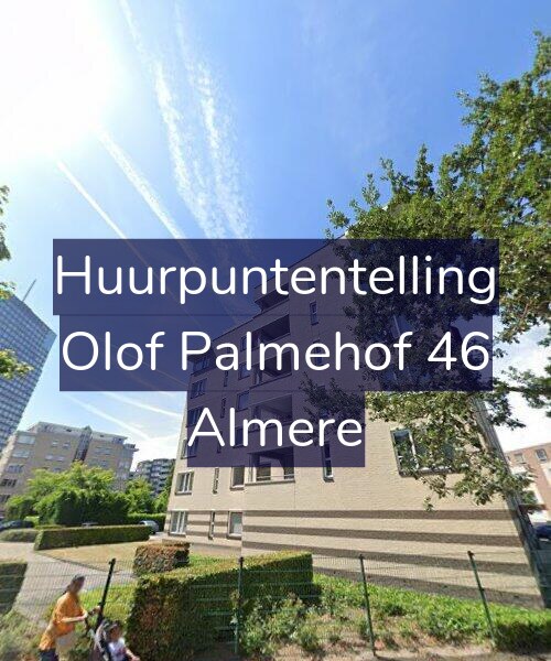 Foto gevel Huurpuntentelling voor Olof Palmehof 46, Almere
