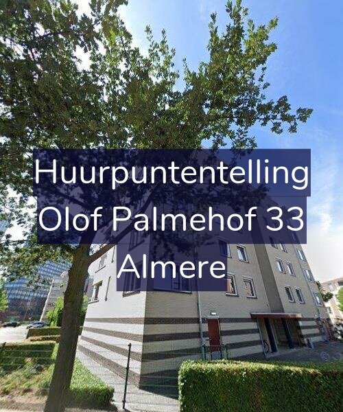 Foto gevel Huurpuntentelling voor Olof Palmehof 33, Almere