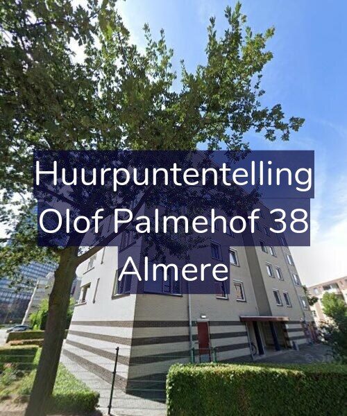 Foto gevel Huurpuntentelling voor Olof Palmehof 38, Almere