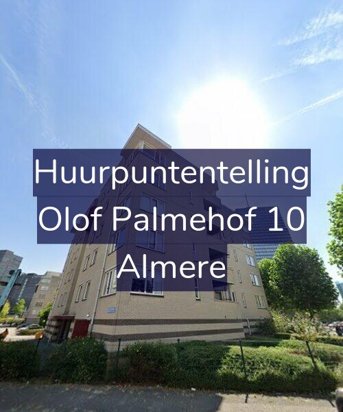 Foto gevel Huurpuntentelling voor Olof Palmehof 10, Almere