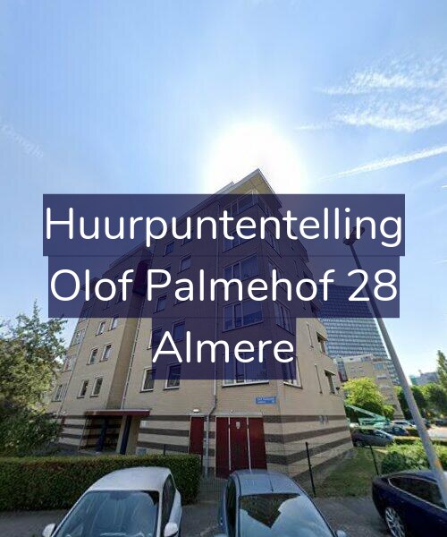Foto gevel Huurpuntentelling voor Olof Palmehof 28, Almere