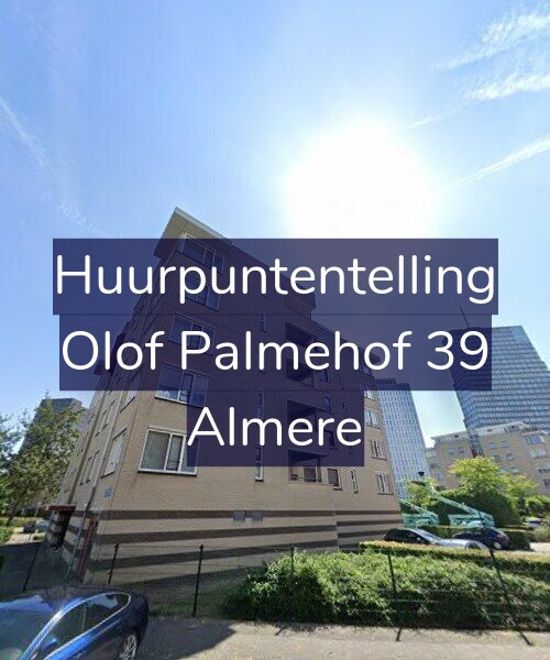 Foto gevel Huurpuntentelling voor Olof Palmehof 39, Almere