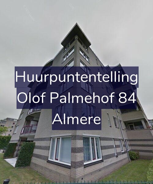 Foto gevel Huurpuntentelling voor Olof Palmehof 84, Almere
