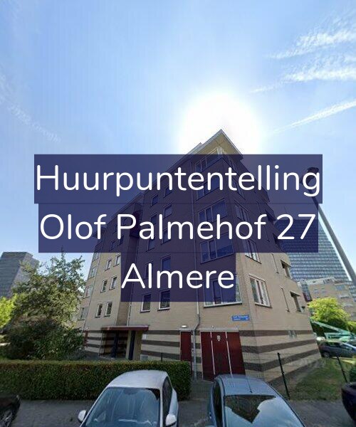 Foto gevel Huurpuntentelling voor Olof Palmehof 27, Almere