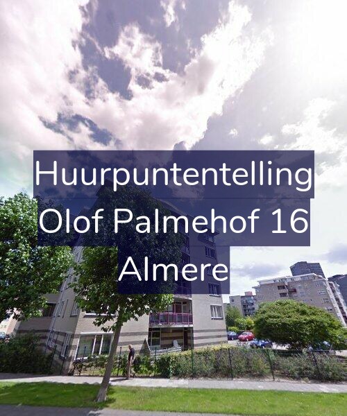 Foto gevel Huurpuntentelling voor Olof Palmehof 16, Almere