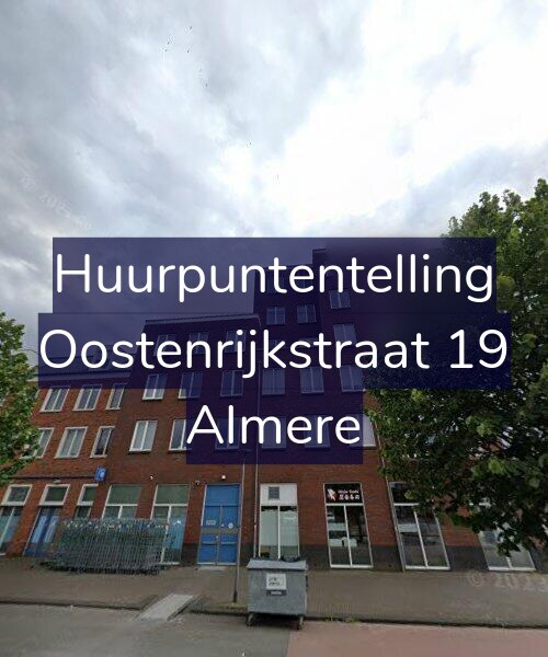 Foto gevel Huurpuntentelling voor Oostenrijkstraat 19, Almere