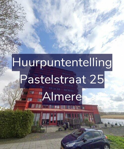 Foto gevel Huurpuntentelling voor Pastelstraat 25, Almere