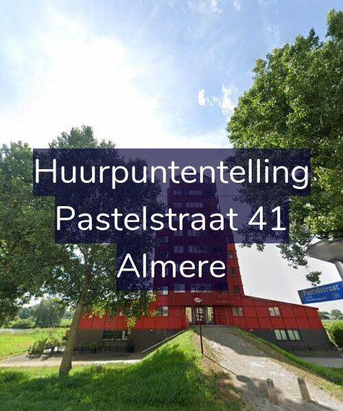 Foto gevel Huurpuntentelling voor Pastelstraat 41, Almere