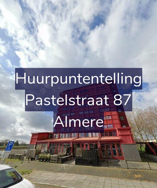 Foto gevel Huurpuntentelling voor Pastelstraat 87, Almere