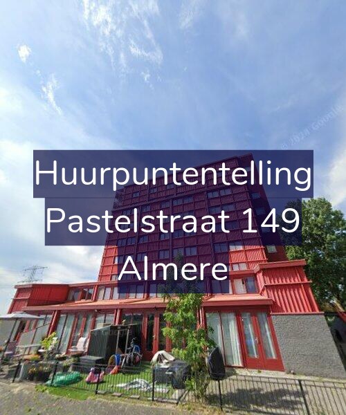 Foto gevel Huurpuntentelling voor Pastelstraat 149, Almere