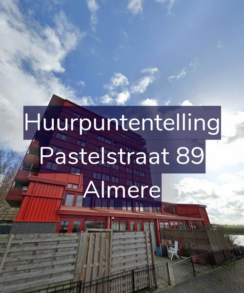 Foto gevel Huurpuntentelling voor Pastelstraat 89, Almere