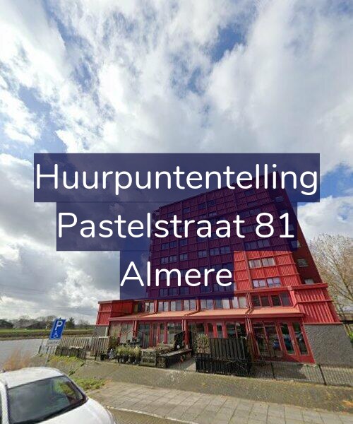 Foto gevel Huurpuntentelling voor Pastelstraat 81, Almere