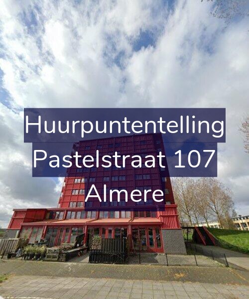 Foto gevel Huurpuntentelling voor Pastelstraat 107, Almere
