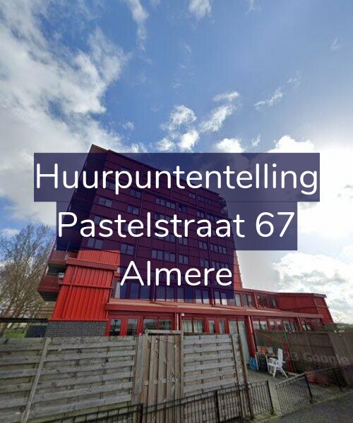 Foto gevel Huurpuntentelling voor Pastelstraat 67, Almere