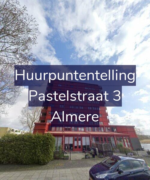 Foto gevel Huurpuntentelling voor Pastelstraat 3, Almere