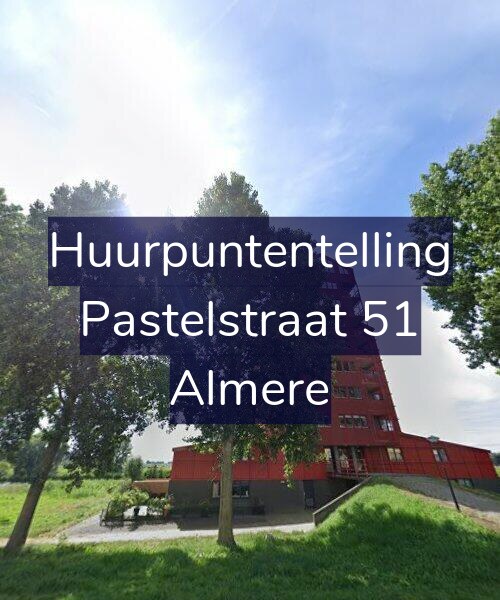 Foto gevel Huurpuntentelling voor Pastelstraat 51, Almere