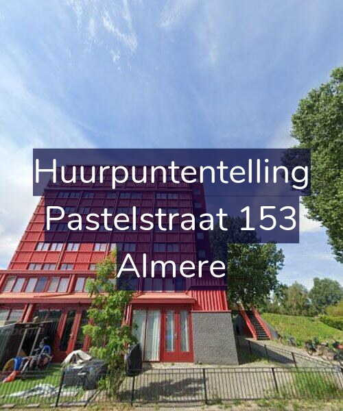 Foto gevel Huurpuntentelling voor Pastelstraat 153, Almere