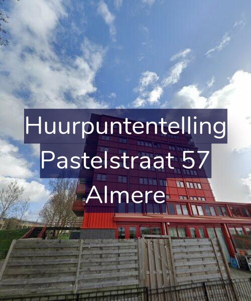 Foto gevel Huurpuntentelling voor Pastelstraat 57, Almere