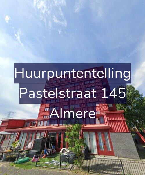 Foto gevel Huurpuntentelling voor Pastelstraat 145, Almere