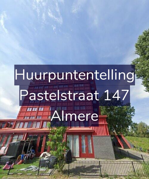 Foto gevel Huurpuntentelling voor Pastelstraat 147, Almere