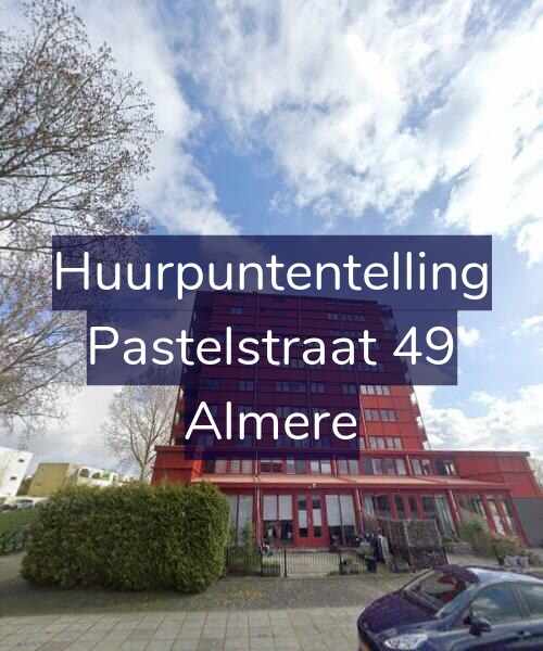 Foto gevel Huurpuntentelling voor Pastelstraat 49, Almere