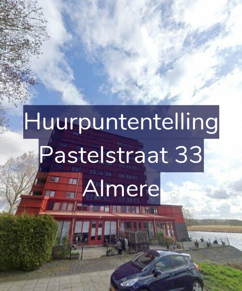 Foto gevel Huurpuntentelling voor Pastelstraat 33, Almere