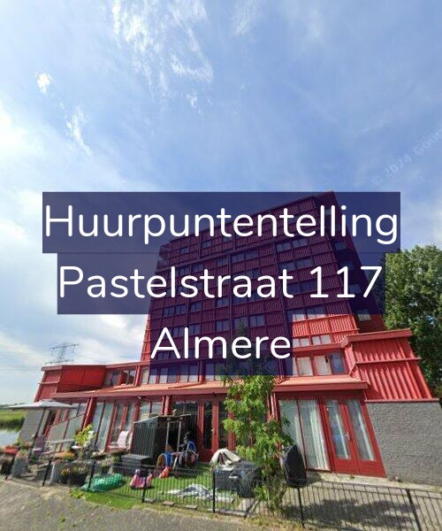 Foto gevel Huurpuntentelling voor Pastelstraat 117, Almere