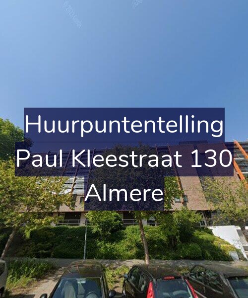 Foto gevel Huurpuntentelling voor Paul Kleestraat 130, Almere