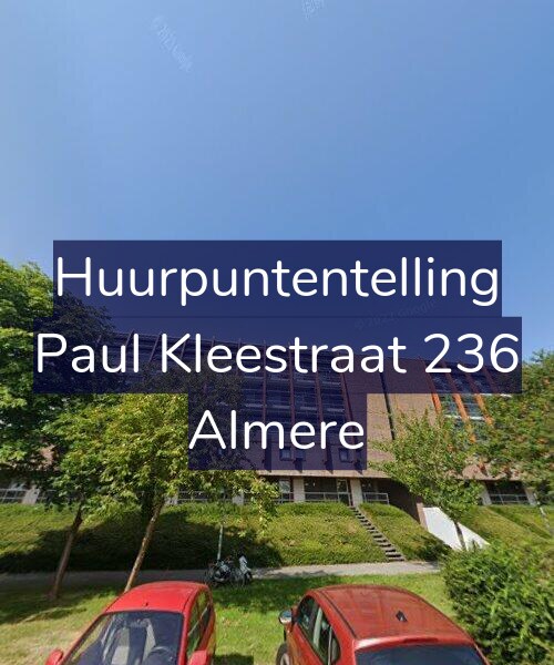Foto gevel Huurpuntentelling voor Paul Kleestraat 236, Almere