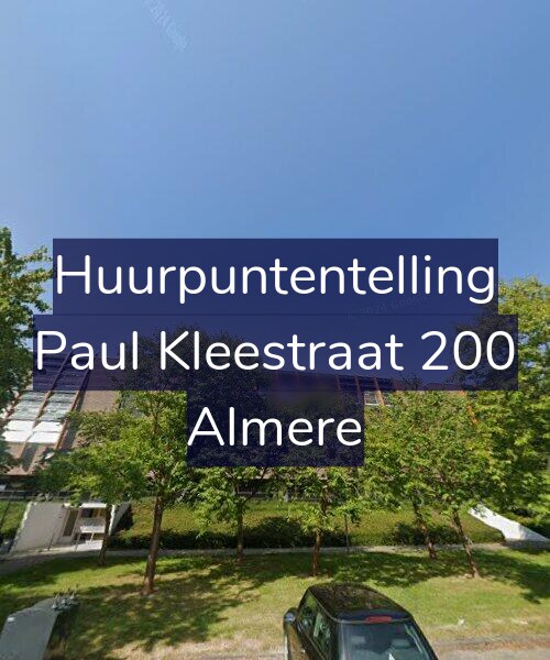 Foto gevel Huurpuntentelling voor Paul Kleestraat 200, Almere