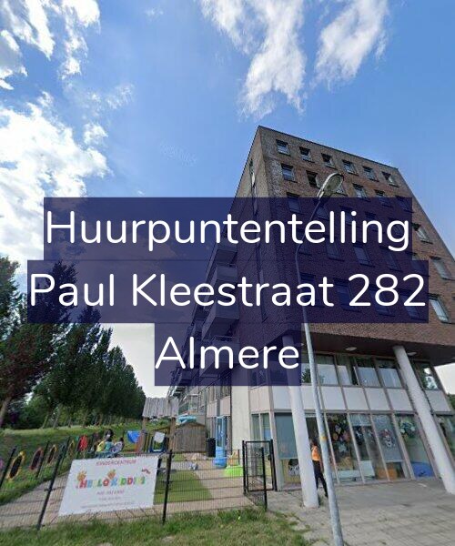 Foto gevel Huurpuntentelling voor Paul Kleestraat 282, Almere