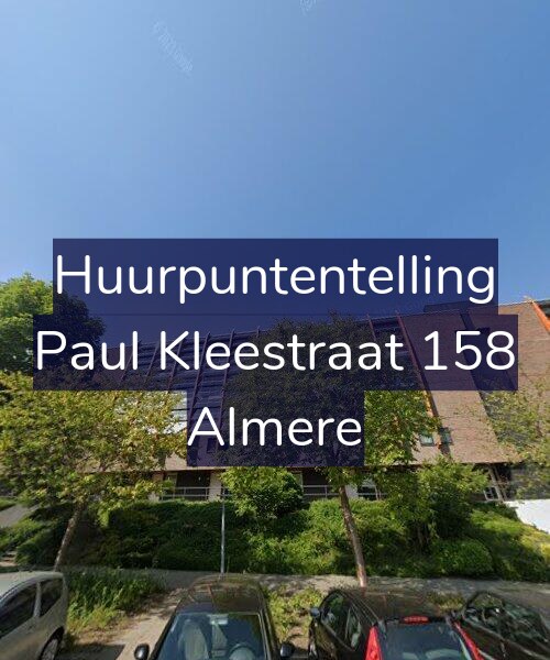 Foto gevel Huurpuntentelling voor Paul Kleestraat 158, Almere