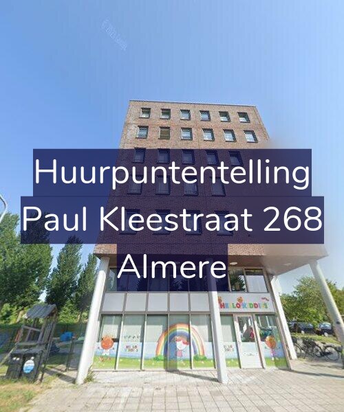Foto gevel Huurpuntentelling voor Paul Kleestraat 268, Almere