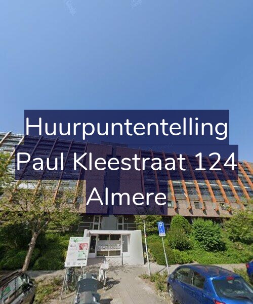 Foto gevel Huurpuntentelling voor Paul Kleestraat 124, Almere