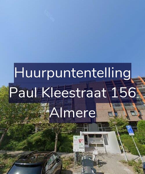 Foto gevel Huurpuntentelling voor Paul Kleestraat 156, Almere