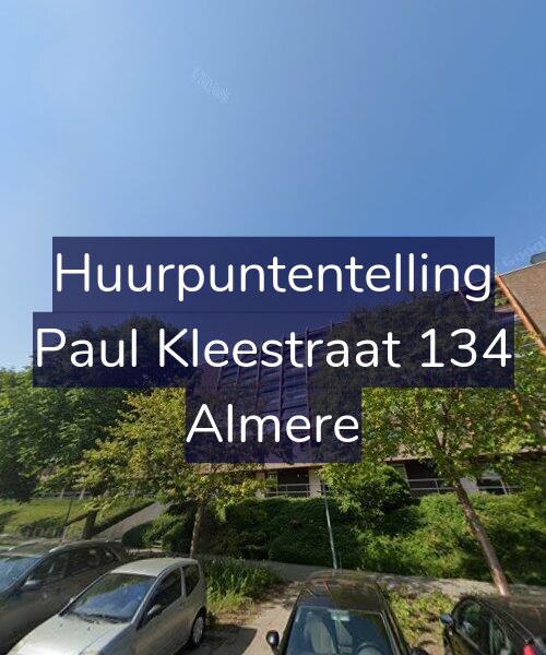 Foto gevel Huurpuntentelling voor Paul Kleestraat 134, Almere