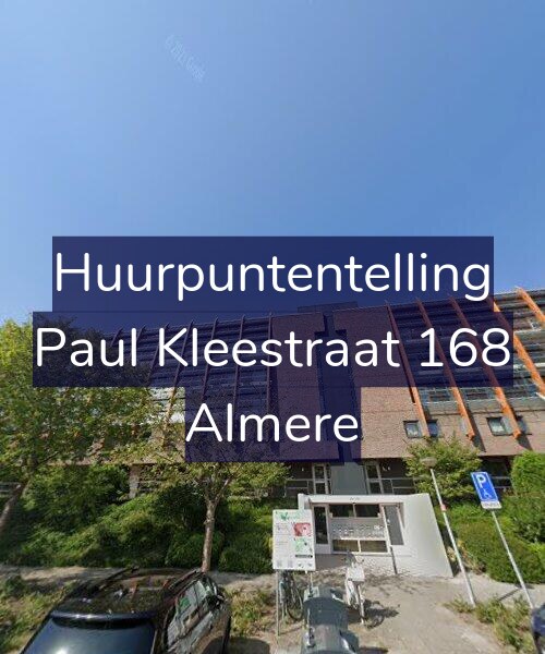 Foto gevel Huurpuntentelling voor Paul Kleestraat 168, Almere
