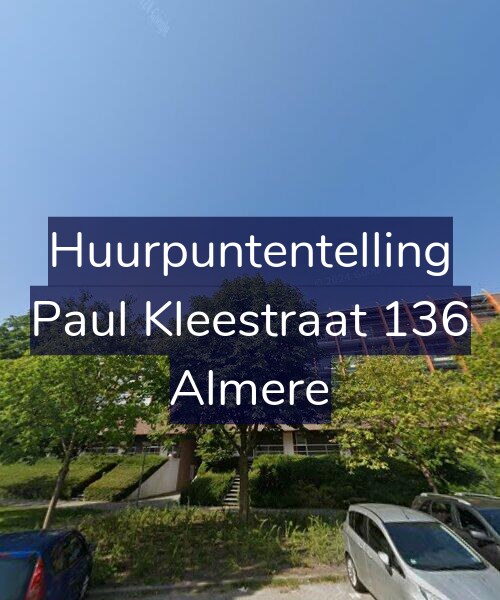 Foto gevel Huurpuntentelling voor Paul Kleestraat 136, Almere