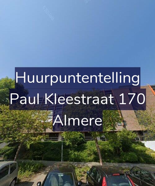 Foto gevel Huurpuntentelling voor Paul Kleestraat 170, Almere