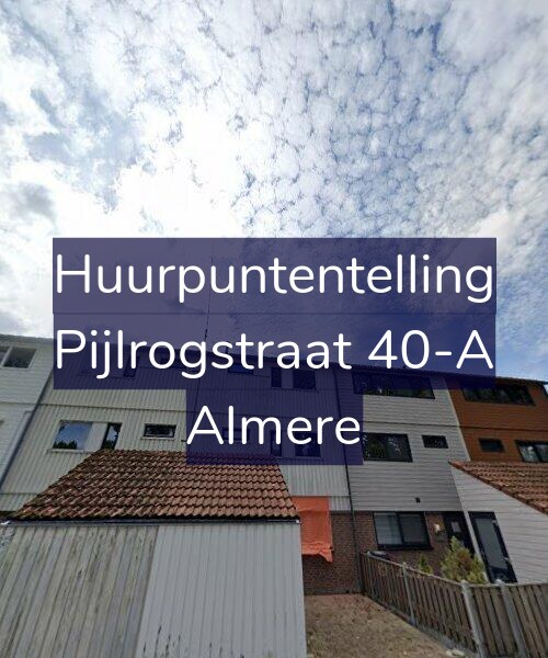 Foto gevel Huurpuntentelling voor Pijlrogstraat 40-A, Almere