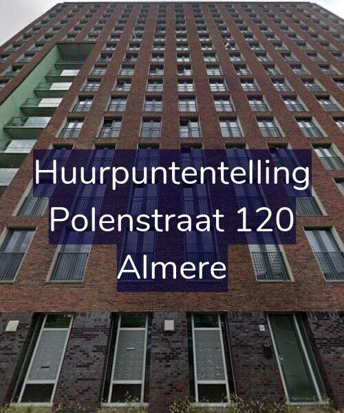 Foto gevel Huurpuntentelling voor Polenstraat 120, Almere