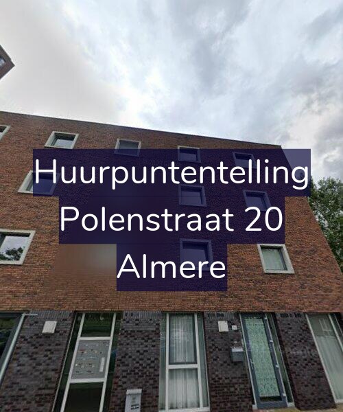 Foto gevel Huurpuntentelling voor Polenstraat 20, Almere