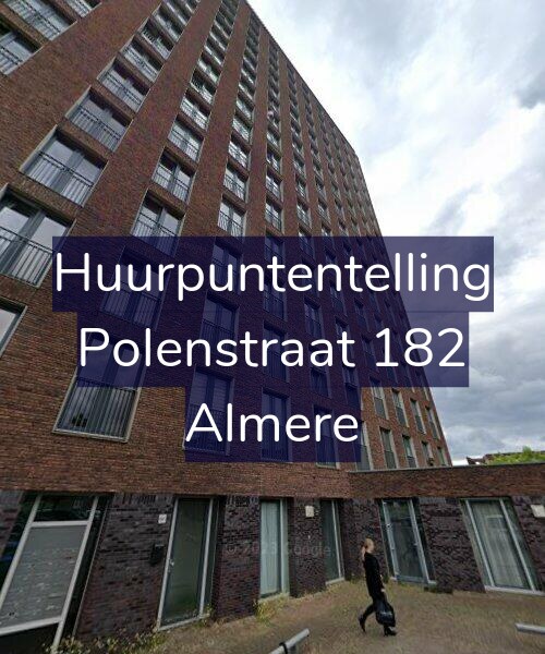 Foto gevel Huurpuntentelling voor Polenstraat 182, Almere