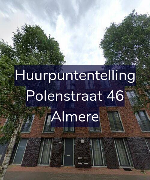 Foto gevel Huurpuntentelling voor Polenstraat 46, Almere